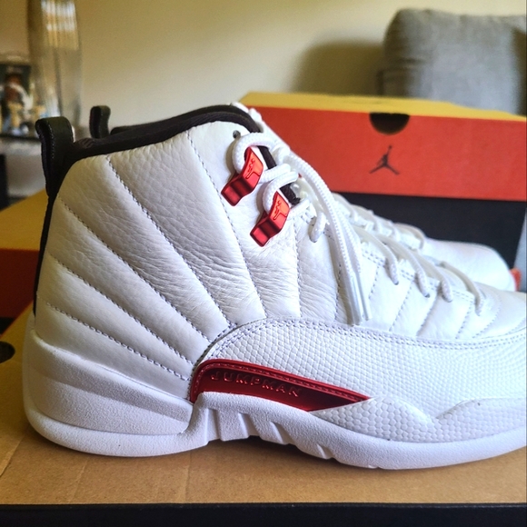 12 Twist Jordan 12 2021 White And Red Jordan Retro 12 Twist Air